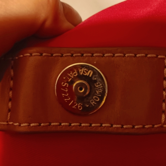 Bright pink Dooney and Burke Purse - Picture 5 of 9